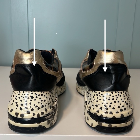 Steve Madden Redel Leopard Low Rise Sneakers. Size 8. - Picture 10 of 13